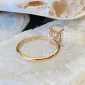 Radiant Cut Moissanite Engagement Ring-4